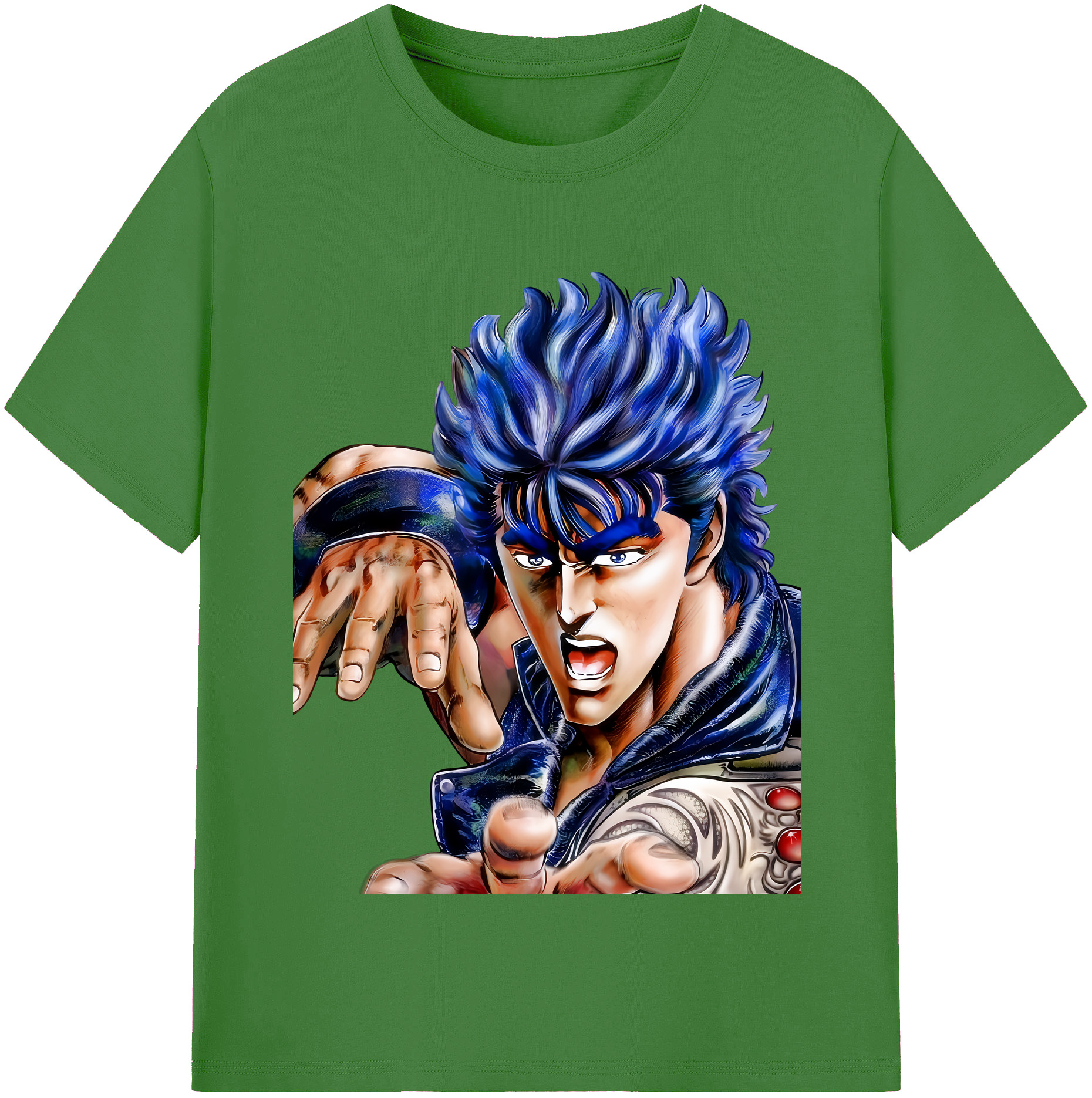 （画像用） 北斗の拳 Fist of the North Star レディースカジュアルプリントTシャツ（綿100％）